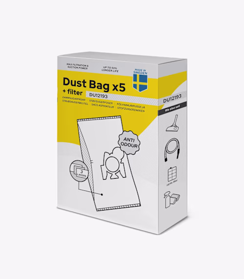 Package design: Vacuum cleaner bags