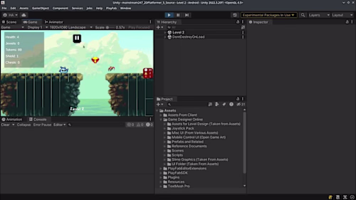 Unity 2D Game Solution with Playfab Backend - YouTube