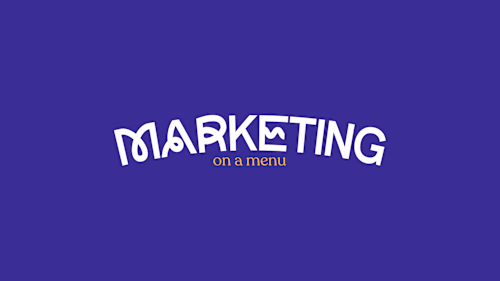 Marketing On a Menu Branding