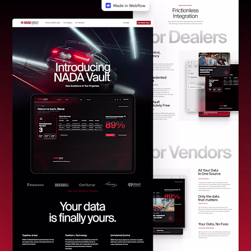Nada Valult - Figma to Webflow