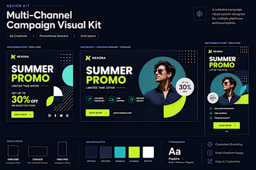 Title: Multi-Channel Campaign Visual Design