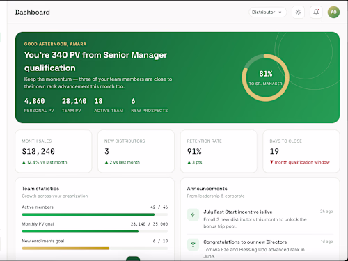 Verdea — Network Marketing Team