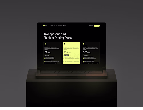 Teal Saas Website 
