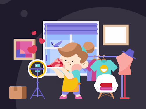 Swypebites - Illustrations for Livestreaming Commerce Platform