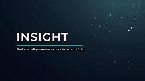My Store's Insight System: CRO Audit, Reviews & Ad Intelligence