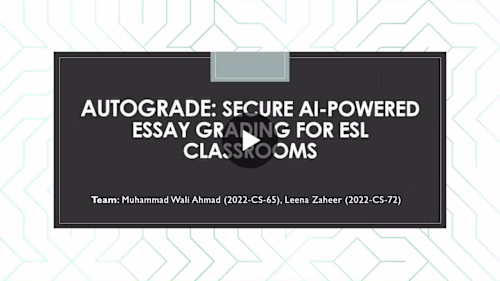 AutoGrade: AI-Powered Essay Grading System