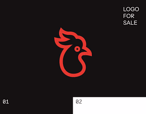 Rooster | Chicken Logo | Restaurant Food Brand Identity
