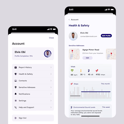 Amber Mobile UI