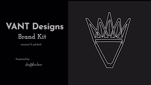 VANT Designs: Brand Kit & Visual Identity