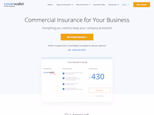 CoverWallet -Small Business Insurance Quotes 