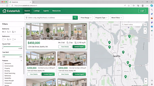 Real Estate Listing Platform
