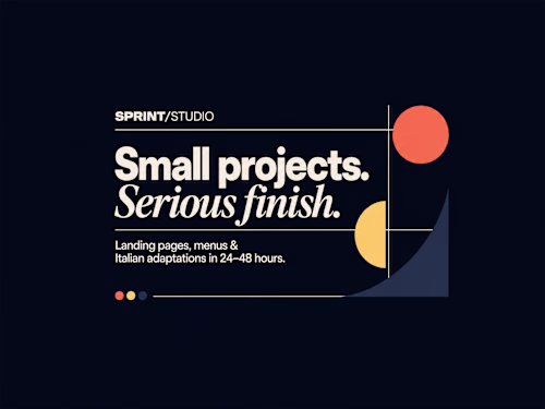 Sprint Studio — Fast-Turnaround Digital Design