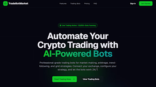 Its a platform where user can execute any trading bot by int...