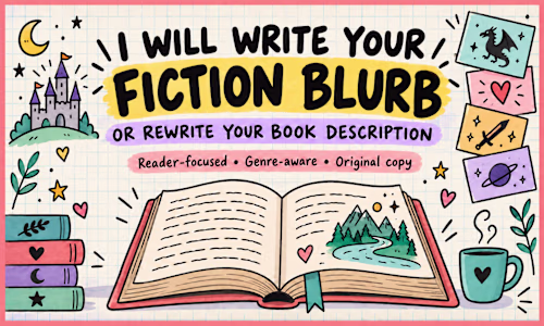 Book Blurb Writing & Rewriting