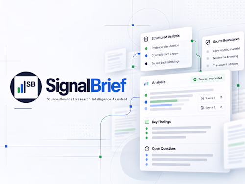 SignalBrief — AI Research Intelligence Assistant