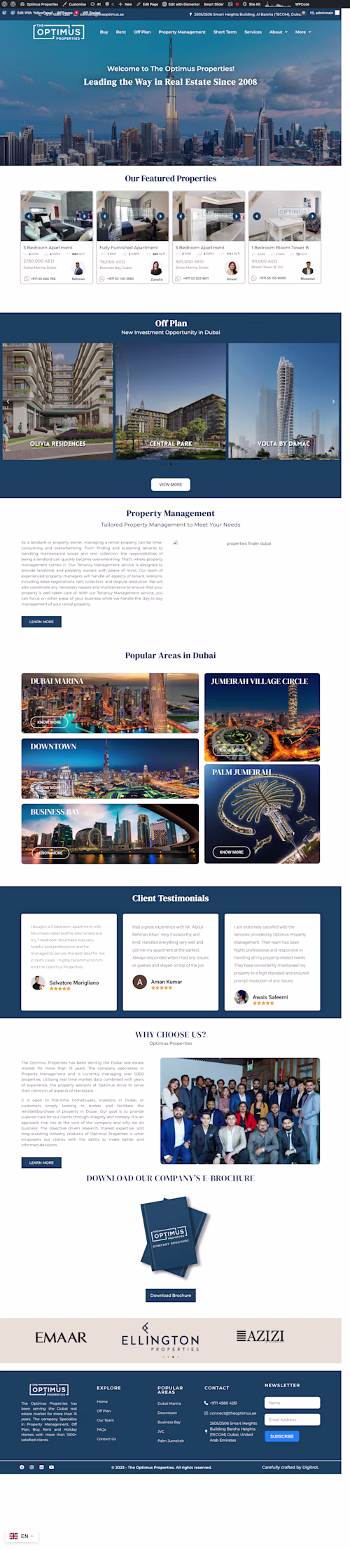 Real Estate Website Development