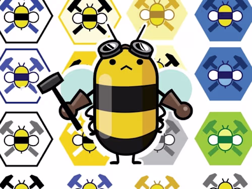 Bee Smith Logo + Mascot