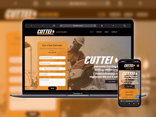 Cuttek — Logo, Wix Website & SEO