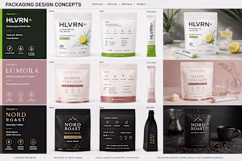 Modern Packaging Design for Wellness