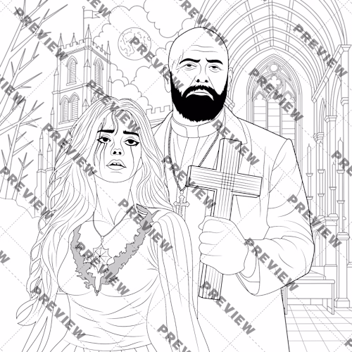 The sketch for the front