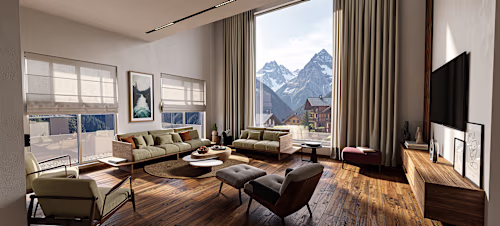 mountain house interior