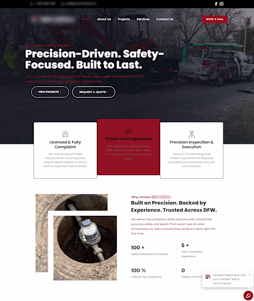 WordPress Website with GoHighLevel CRM