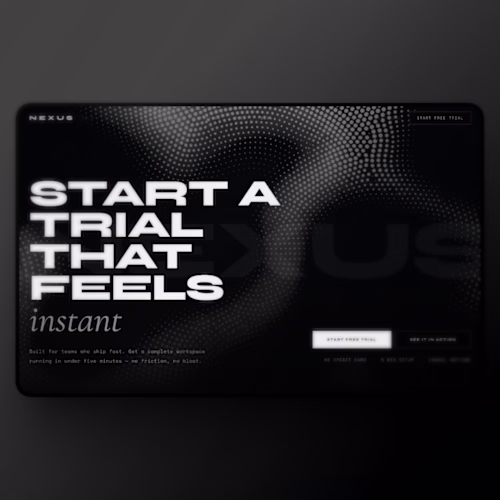 Conversion-focused SaaS landing page template