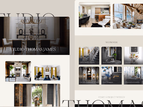 Website Redesign for A Interior Design Firm