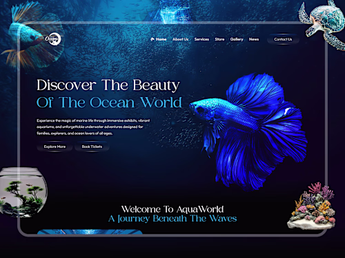 Aquarium & Marine Life Website
