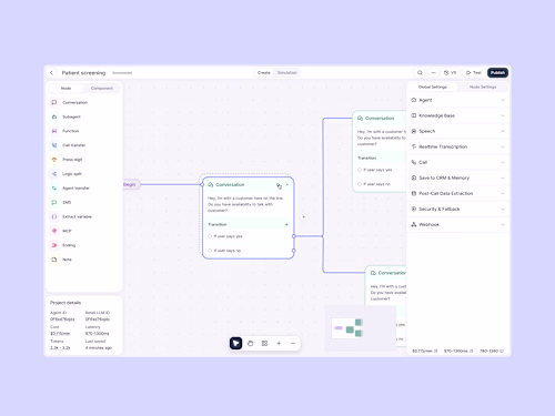 A design system and product overhaul for AI voice agents