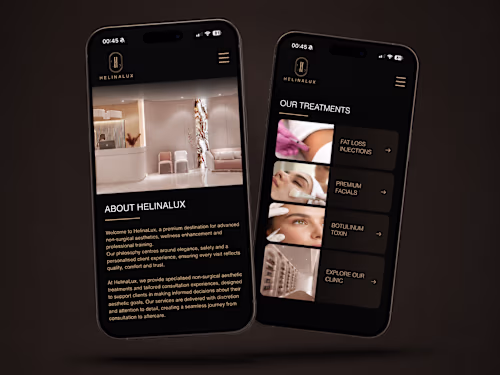 Helina Lux @Wix Studio Website