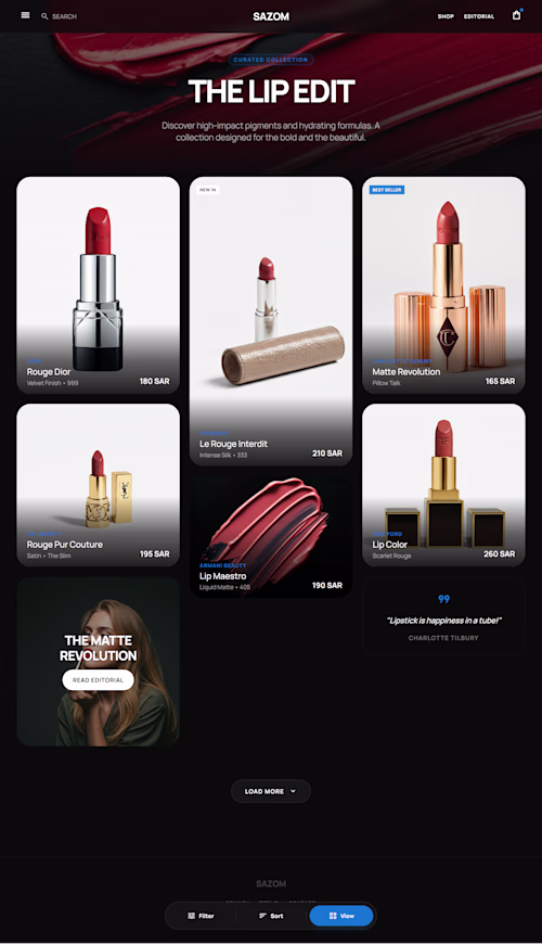 Done mock up design of product page for this 31st This kind ...