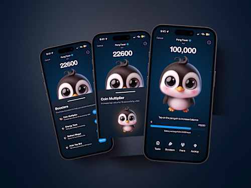 PengFever - Web3 Gamified Airdrop Interface