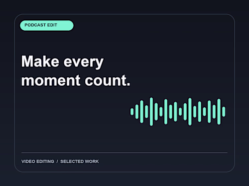 Podcast Short | Kinetic Typography & Split-Screen Editing