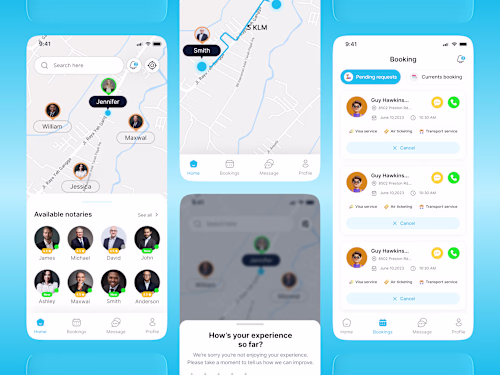UI/UX Design for Notarix Mobile