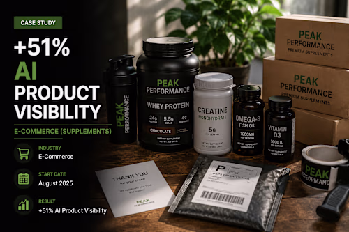 +51% AI Product Visibility: E-commerce Case Study