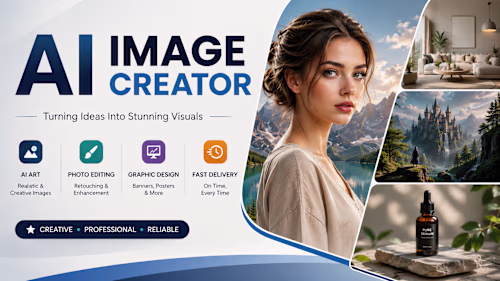 Professional AI image created for