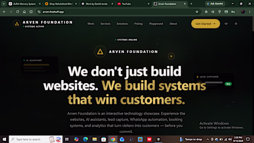 a portfolio for my company