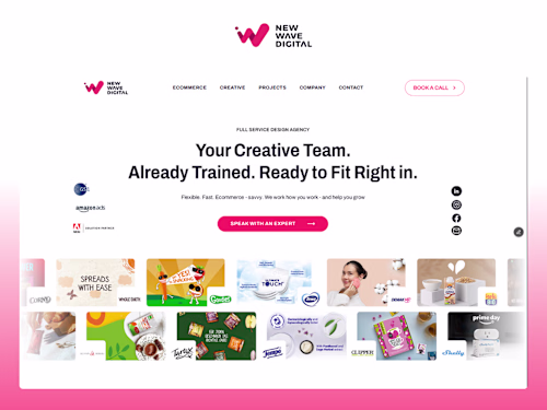 New Wave Digital Framer Website