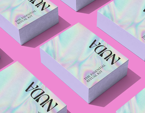 NUDA Beauty Brand Identity Development
