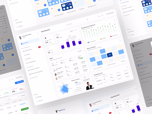 YowStay Hotel Management Dashboard Design