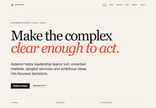 Asteron — Six-Page Responsive Business