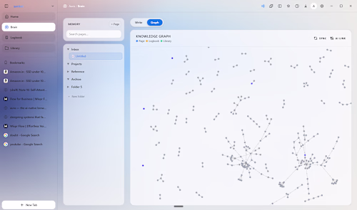 AURA an AI native browser