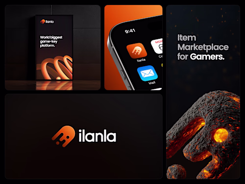 Ilanla Logo Design | Item Marketplace for Gamers.