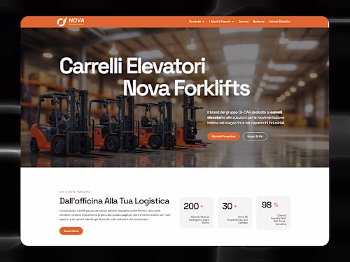 Digital Catalog Design for Forklifts & Logistics Solutions