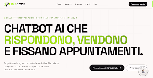 Lime Code — AI Chatbot Platform