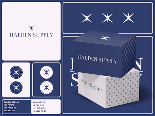 Halden Supply brand identity