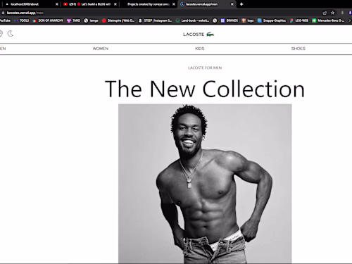 LACOSTE ECOMMERCE