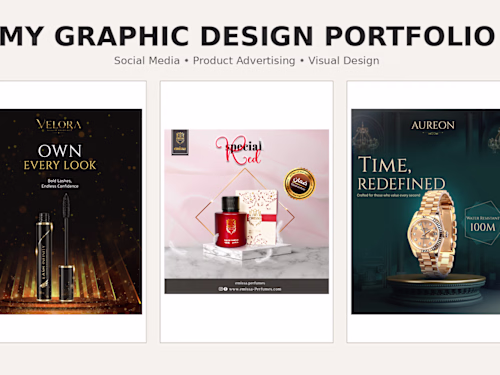 ::A modern advertising design created