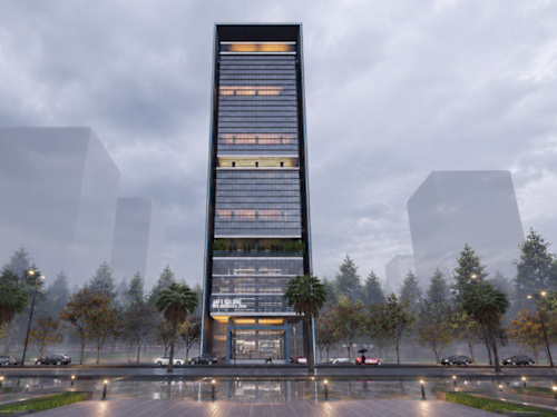 DAMESAF Hotel 3D exterior design